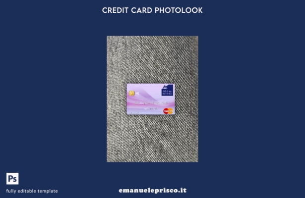 modello frontale photolook mastercard Etiopia Dashen Bank in stile verificato